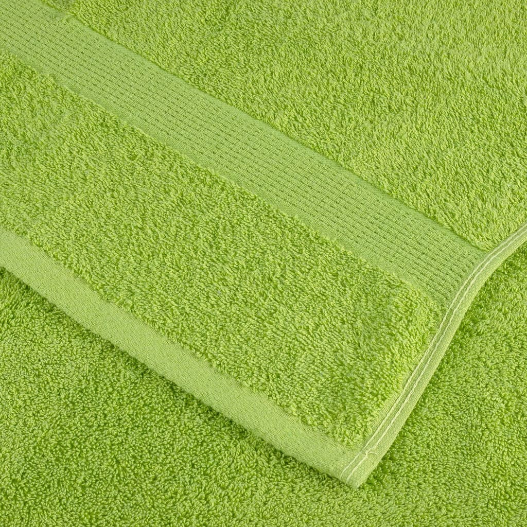 Premium håndklær SOLUND 2 stk eplegrønn 50x100cm 600 g/m2