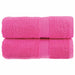 Premium vaskehåndklær SOLUND 2 stk rosa 30x30 cm 600 gsm