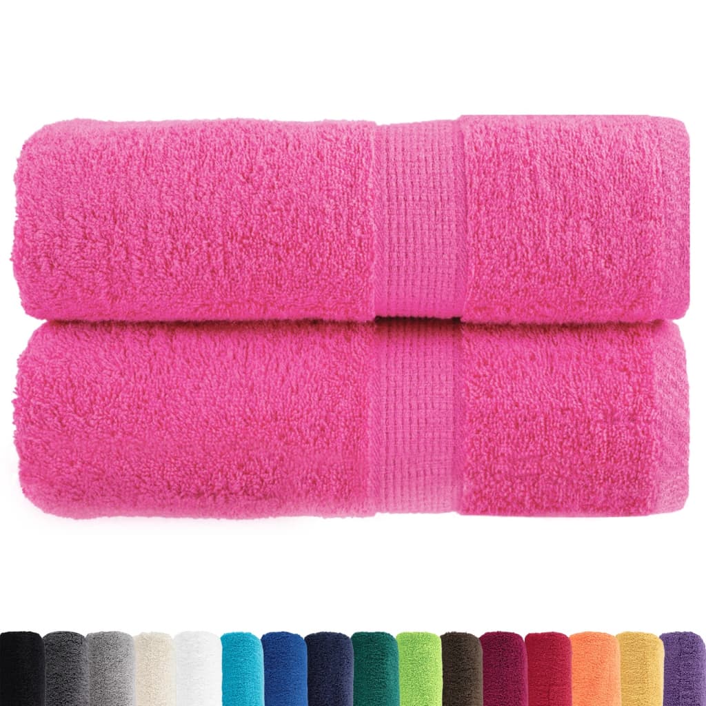 Premium vaskehåndklær SOLUND 2 stk rosa 30x30 cm 600 gsm