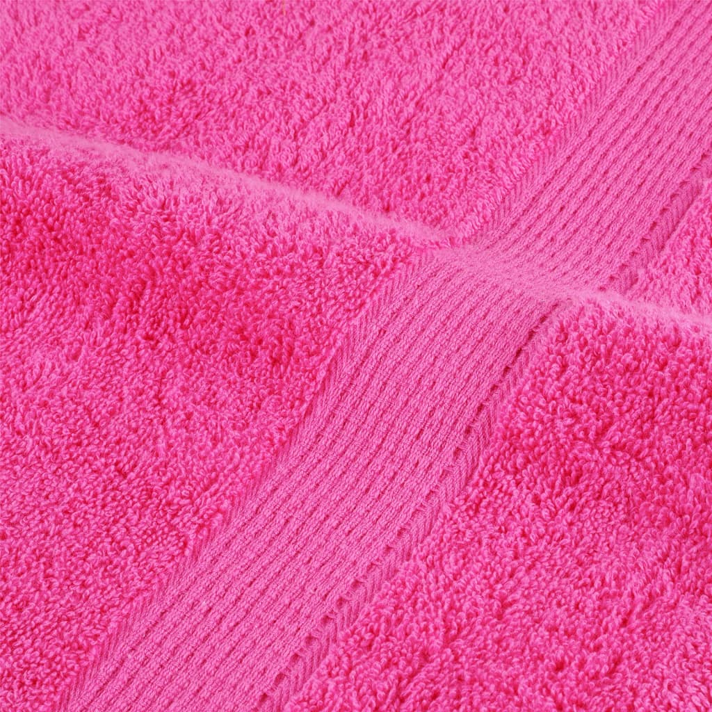Premium vaskehåndklær SOLUND 2 stk rosa 30x30 cm 600 gsm