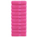 Premium vaskehåndklær SOLUND 10 stk rosa 30x30 cm 600 gsm
