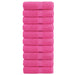 Premium gjestehåndklær SOLUND 10 stk rose 30x50cm 600 g/m2