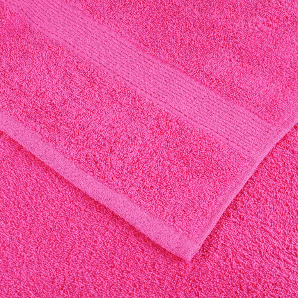 Premium gjestehåndklær SOLUND 10 stk rose 30x50cm 600 g/m2