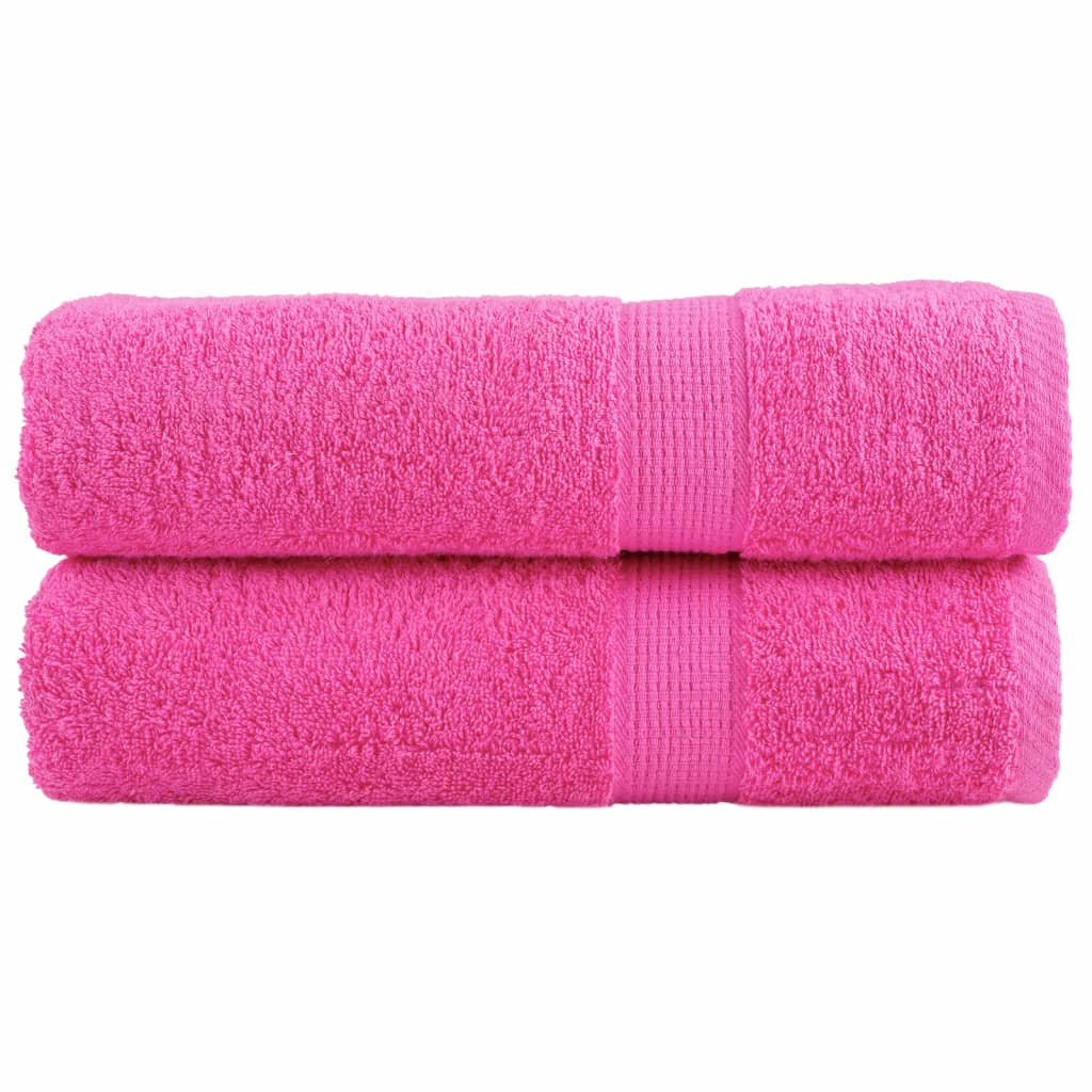 Premium håndklær SOLUND 2 stk rose 50x100cm 600 g/m2