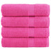 Premium håndklær SOLUND 4 stk rose 50x100cm 600 g/m2