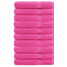 Premium håndklær SOLUND 10 stk rose 100x200cm 600 g/m2