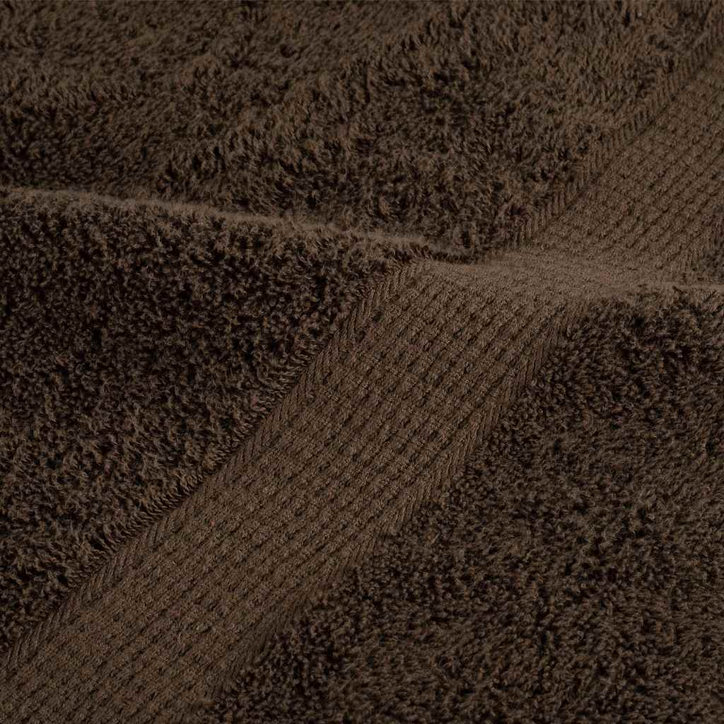 Premium håndklesett 8 deler SOLUND brun 600 g/m2