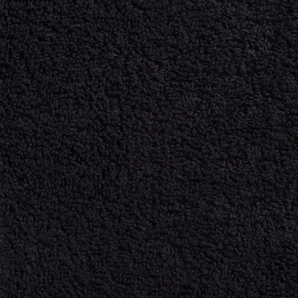 Premium håndklesett 12 deler SOLUND svart 600 g/m2