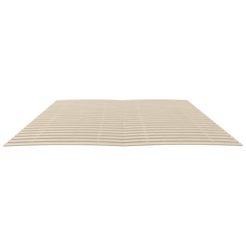 Sengebunnsutskiftning med 48 lameller 2 stk 90x200 cm