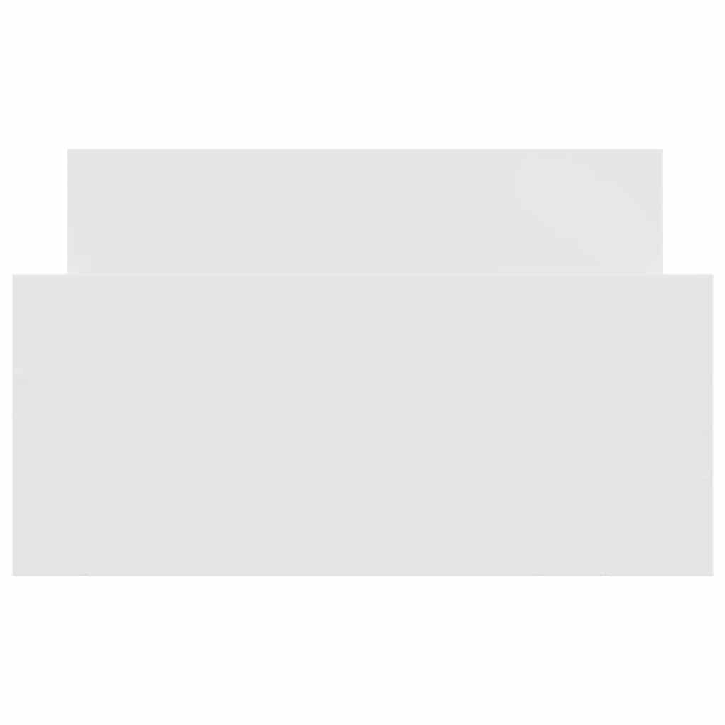 Sengeramme hvit 90x200 cm konstruert tre