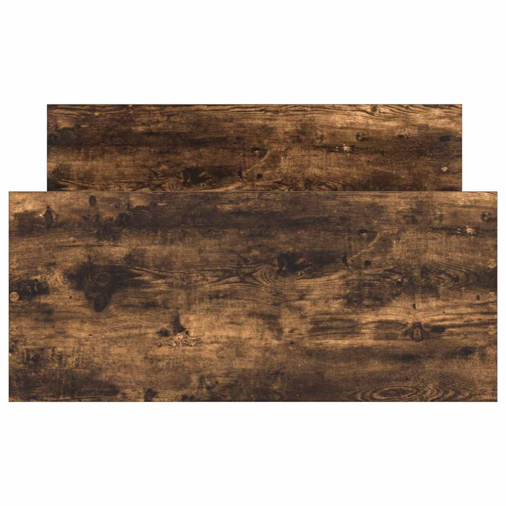 Sengeramme uten madrass røkt eik 90x200 cm konstruert tre