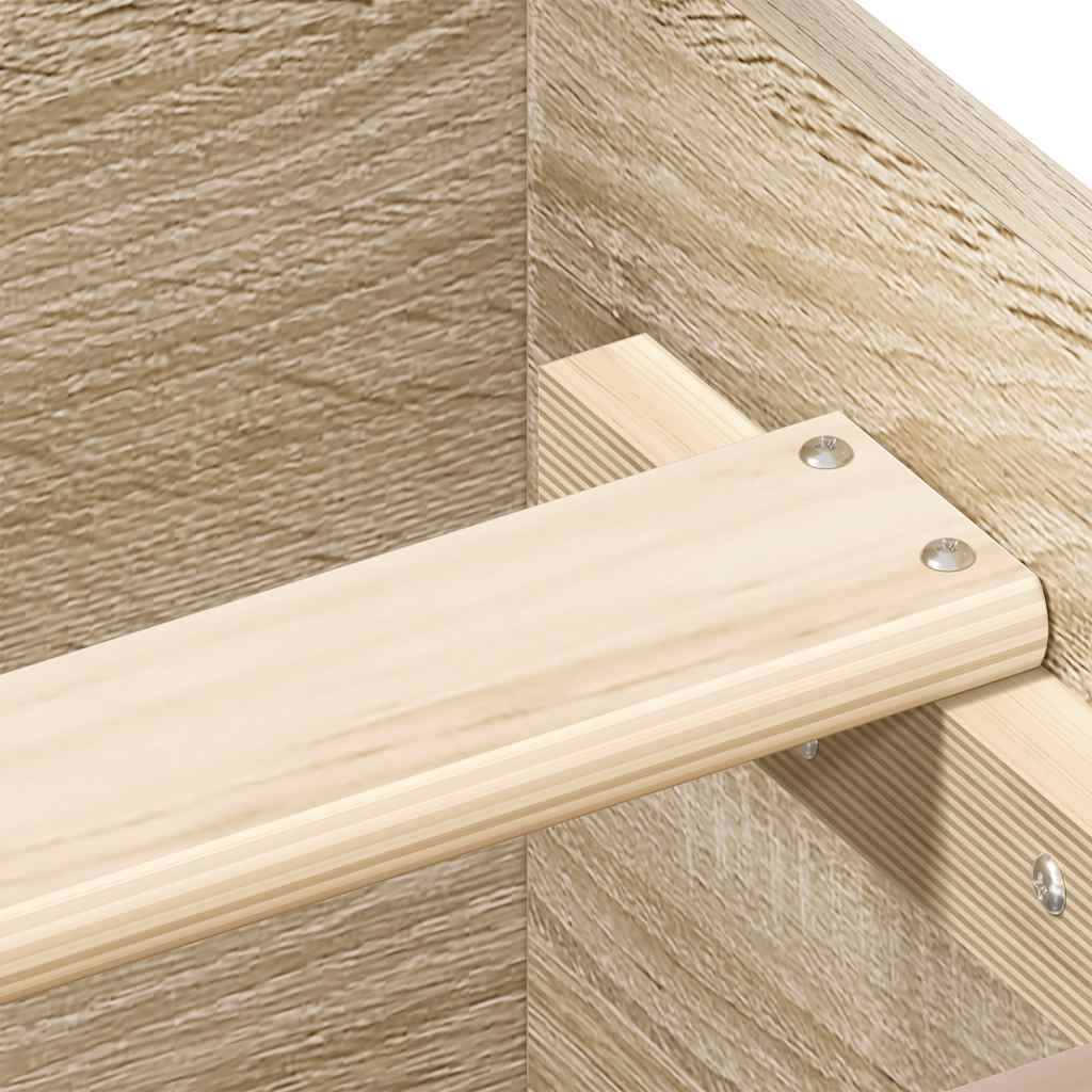 Sengeramme uten madrass sonoma eik 100x200 cm konstruert tre