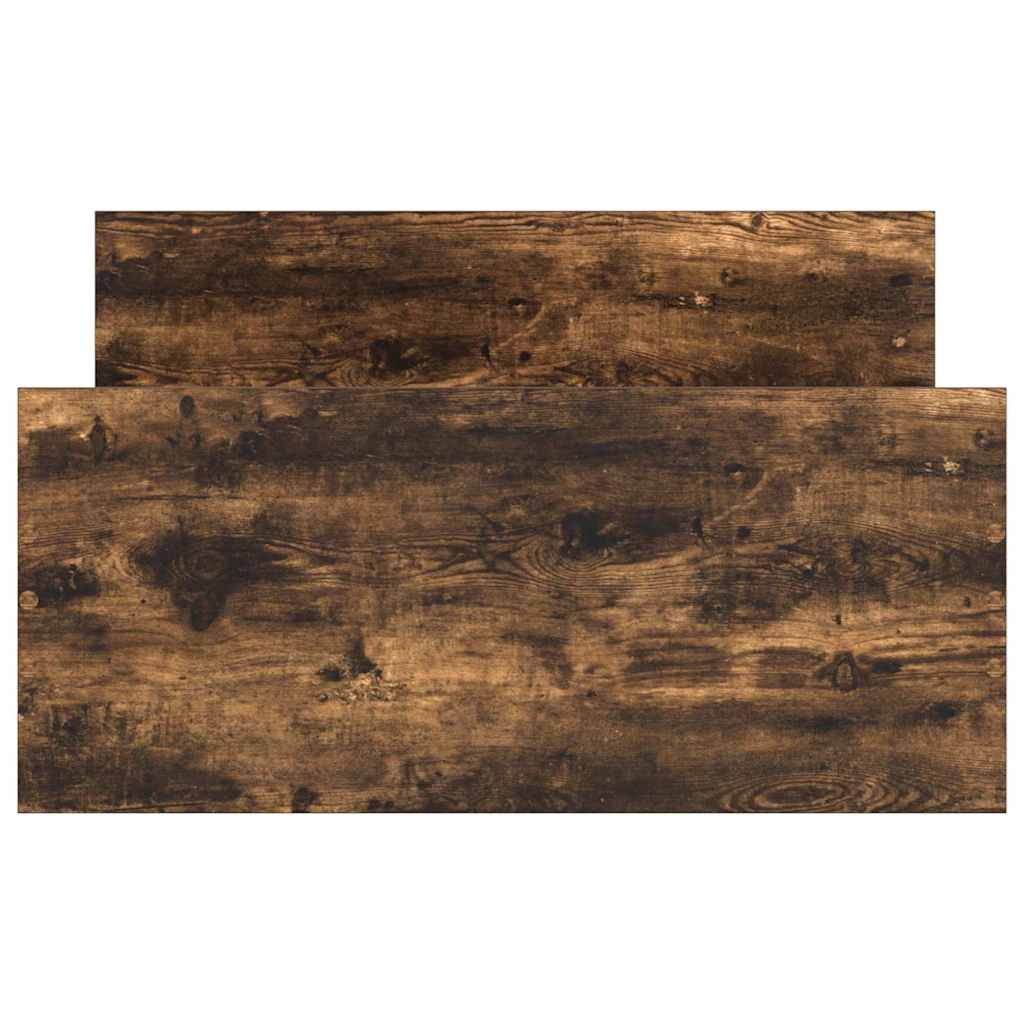 Sengeramme uten madrass røkt eik 90x190 cm konstruert tre