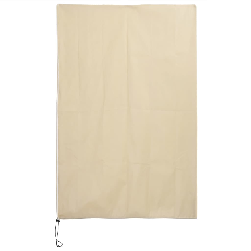 Plantefleecetrekk med glidelås 2 stk 70 g/m² 1x1,55 m