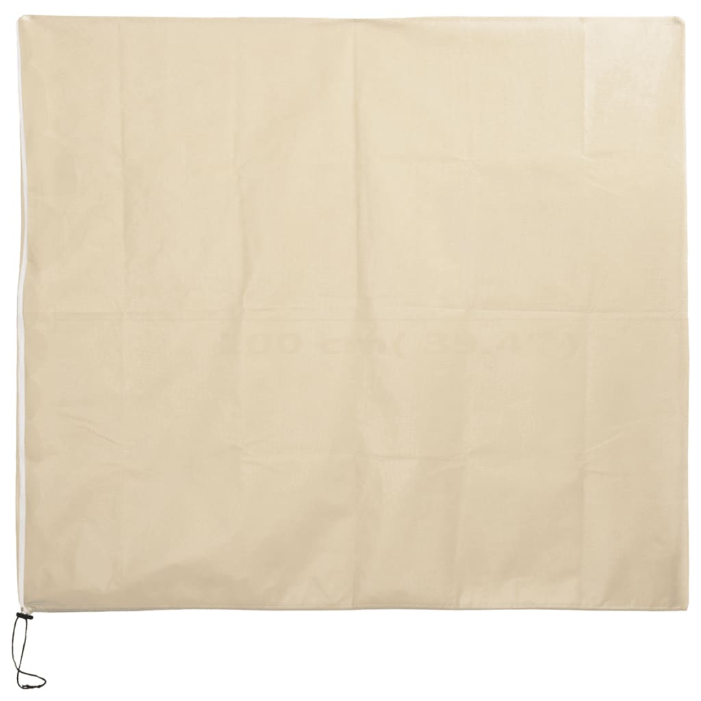 Plantefleecetrekk med glidelås 70 g/m² 3,93x3,5 m