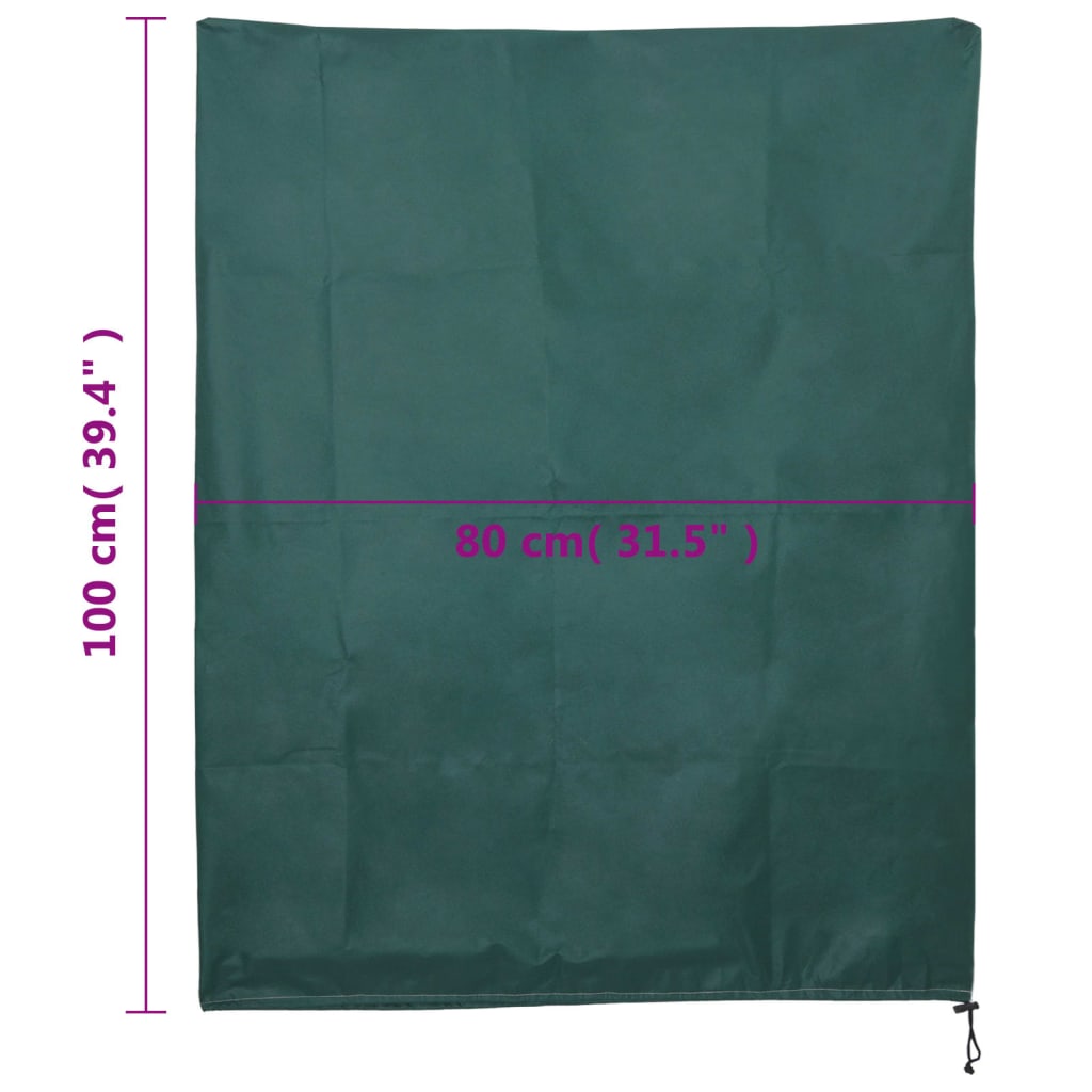 Plantefleecetrekk med snor 4 stk 70 g/m² 0,8x1 m