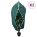 Plantefleecetrekk med glidelås 2 stk 70 g/m² 1,2x1,8 m