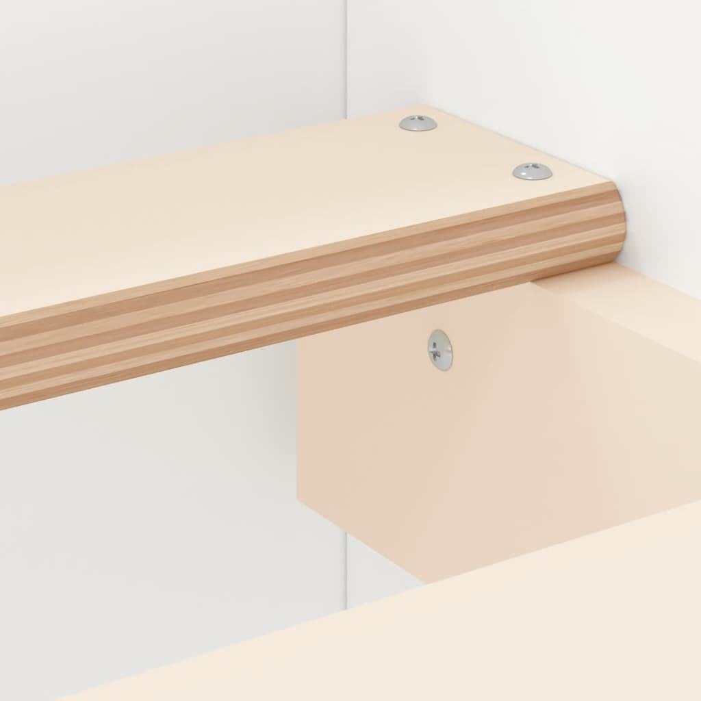 Sengeramme med hode- og fotgavl hvit 160x200 cm