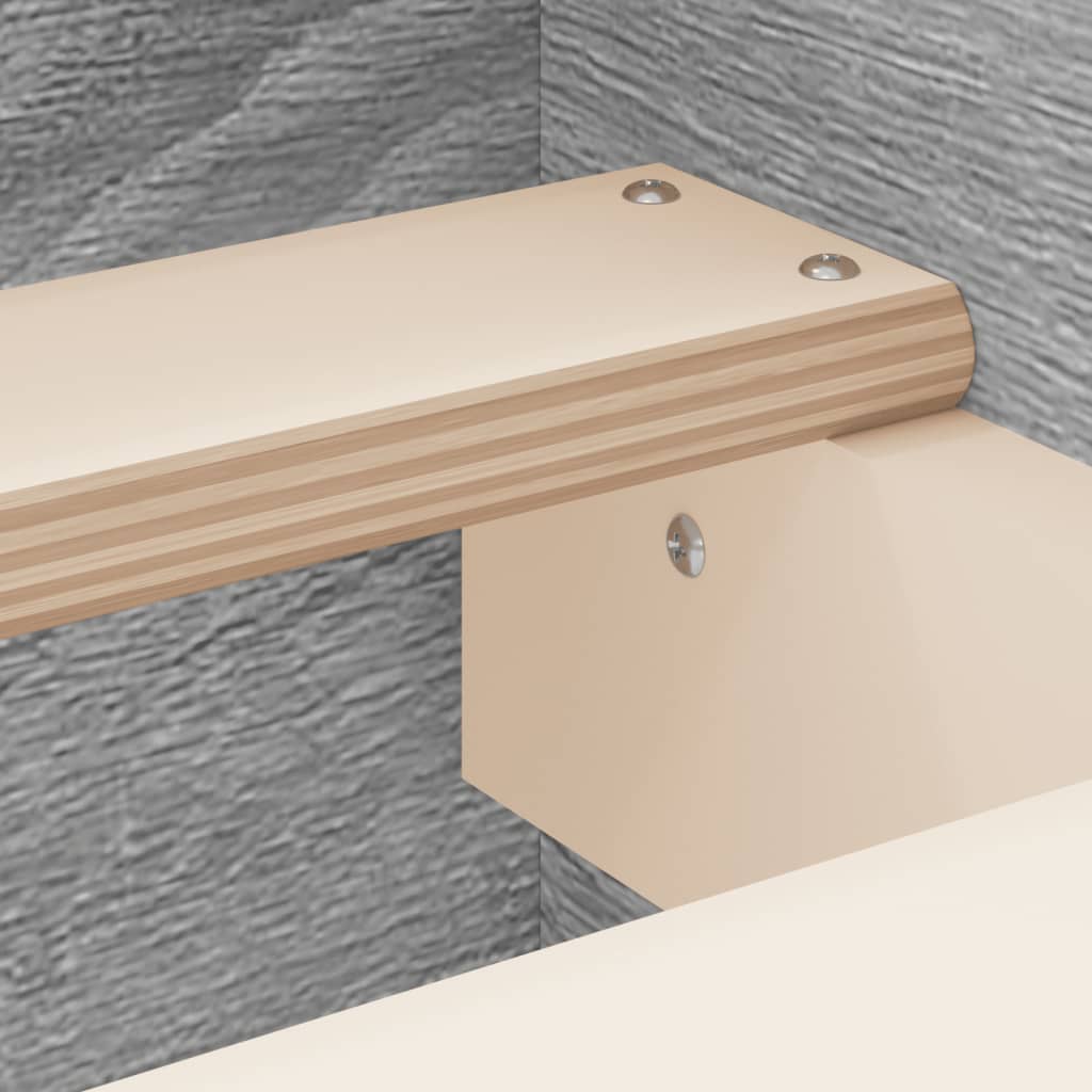 Sengeramme med hode- og fotgavl grå sonoma 160x200 cm