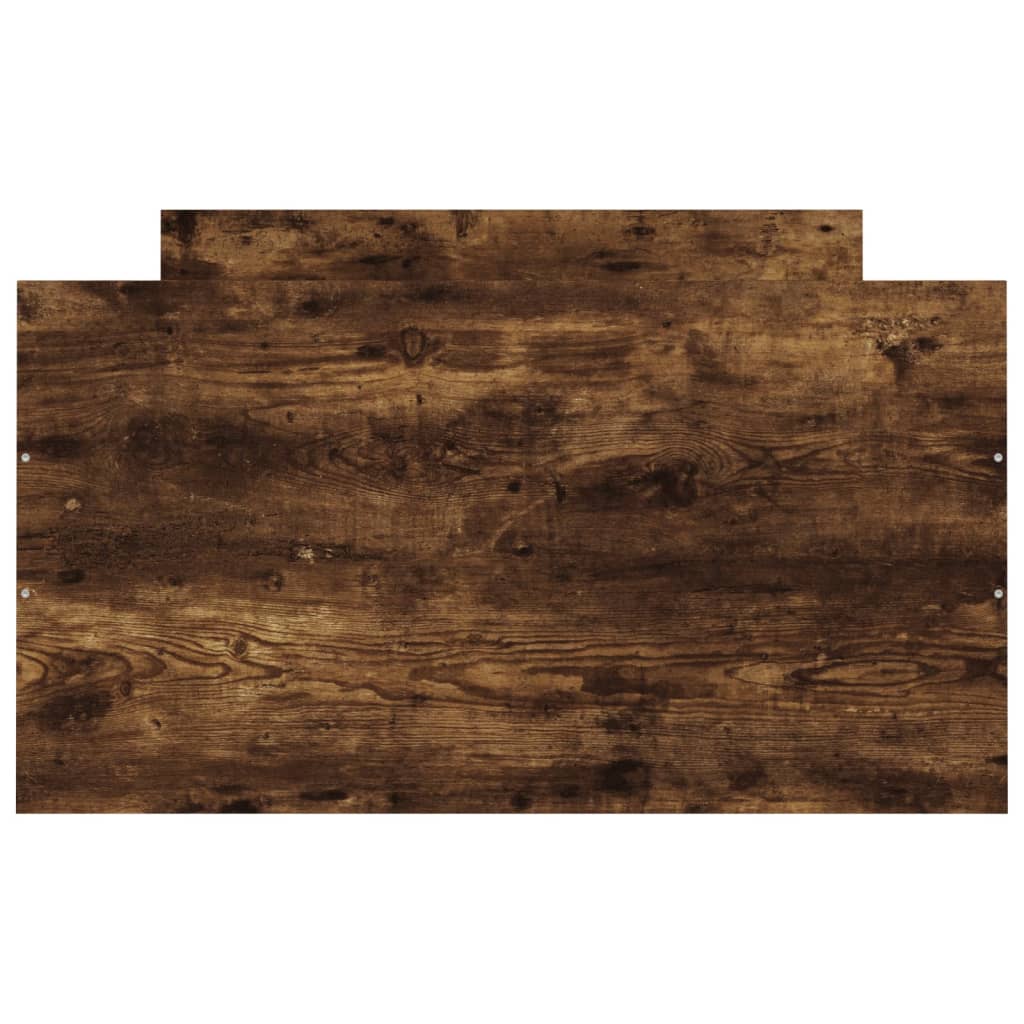 Sengeramme med hode- og fotgavl røkt eik 100x200 cm