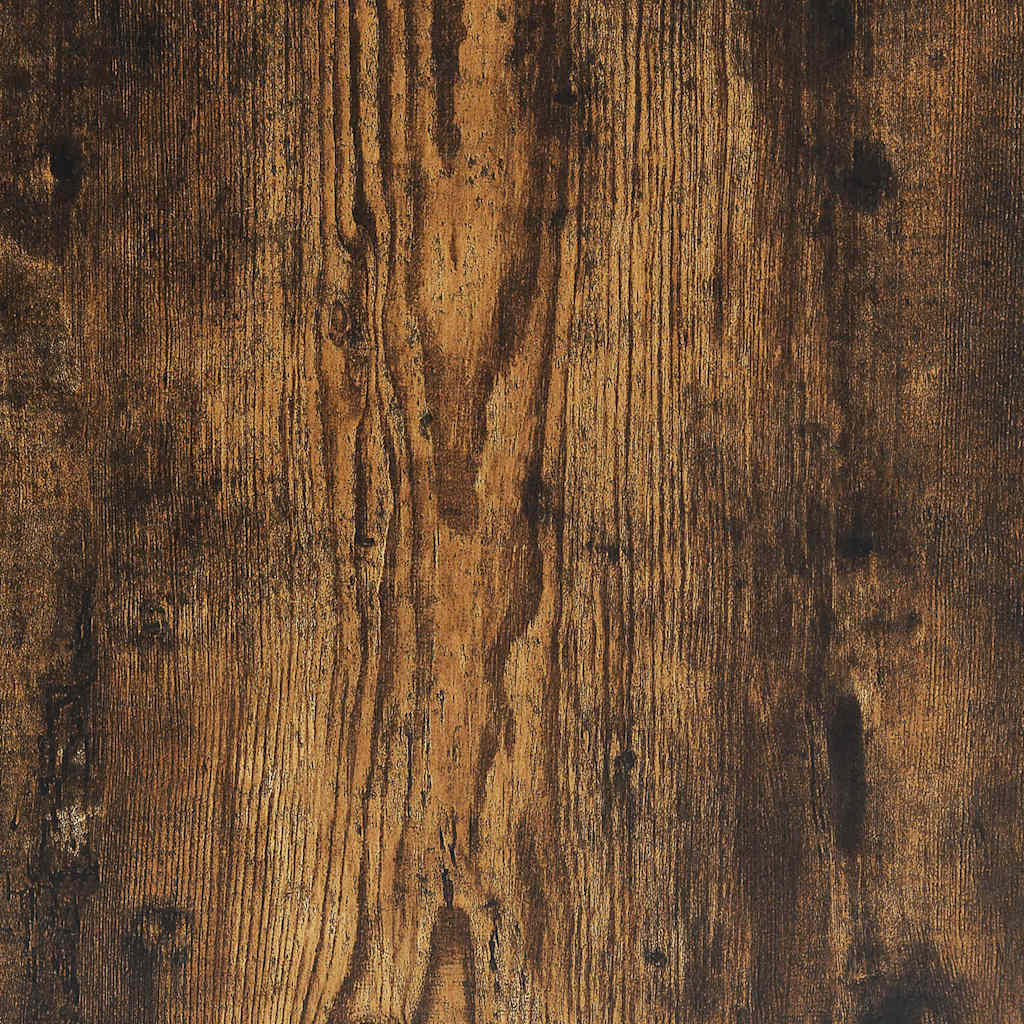 Sengeramme med hode- og fotgavl røkt eik 90x190 cm