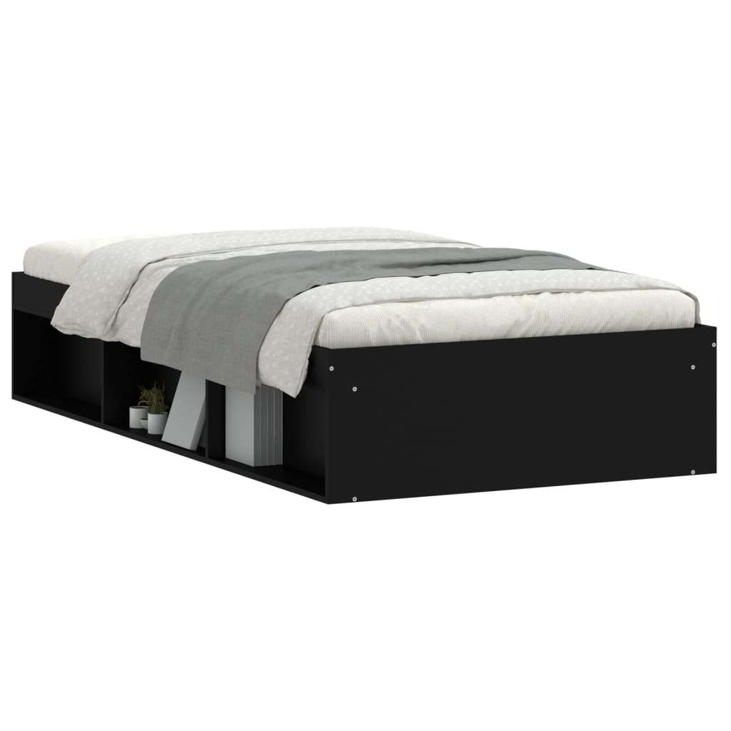 Sengeramme svart 90x200 cm