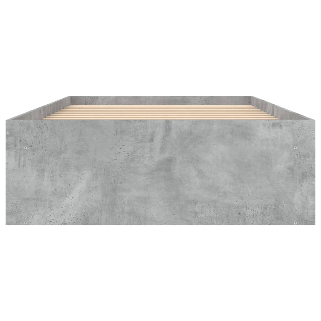 Sengeramme betonggrå 90x200 cm