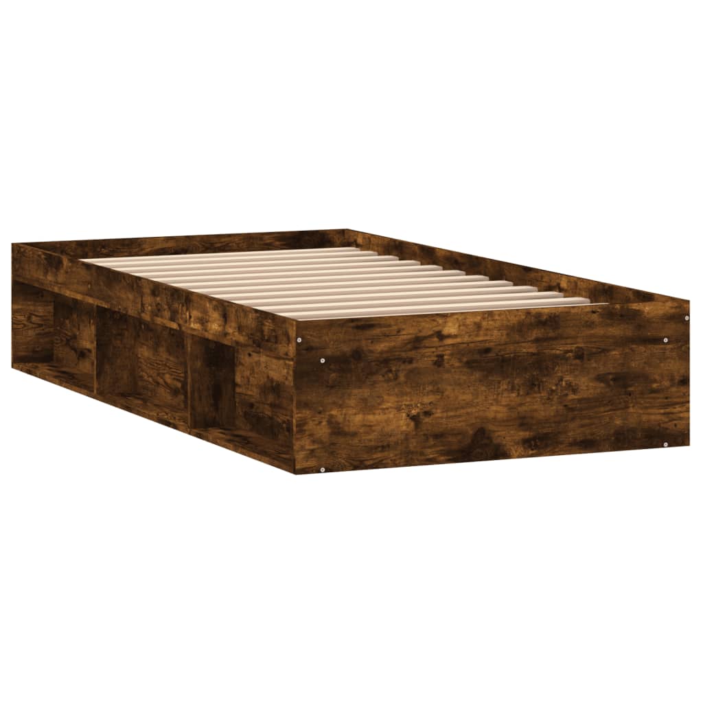 Sengeramme røkt eik 90x200 cm