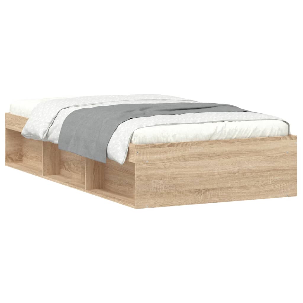 Sengeramme sonoma eik 100x200 cm