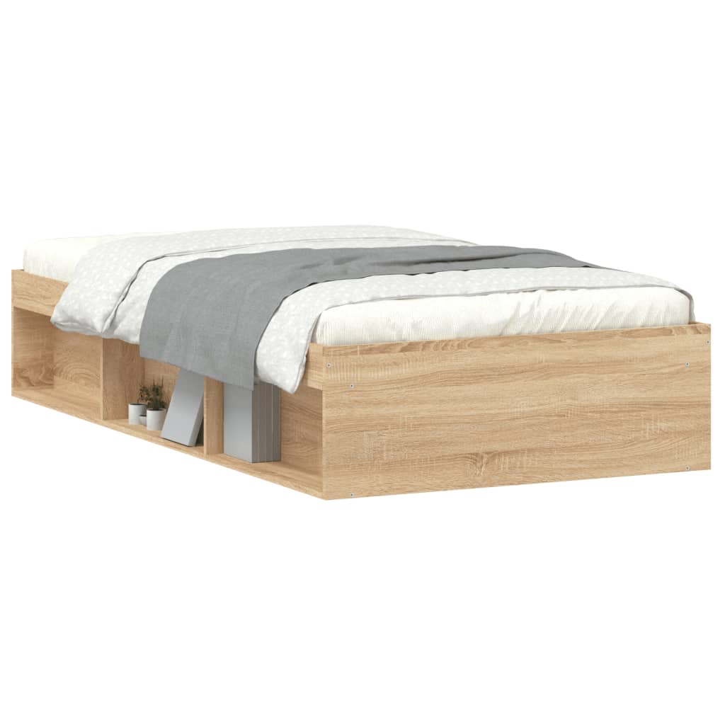 Sengeramme sonoma eik 100x200 cm