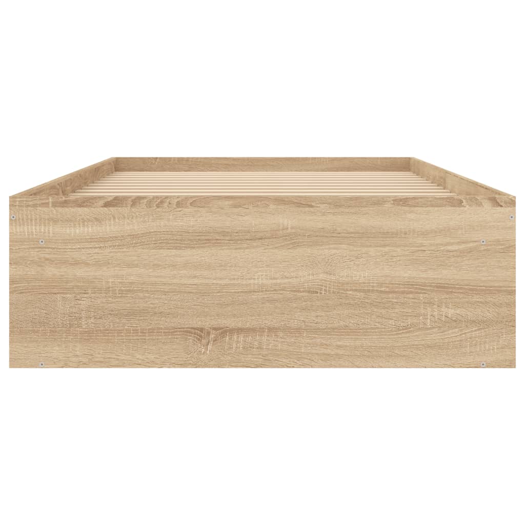 Sengeramme sonoma eik 100x200 cm