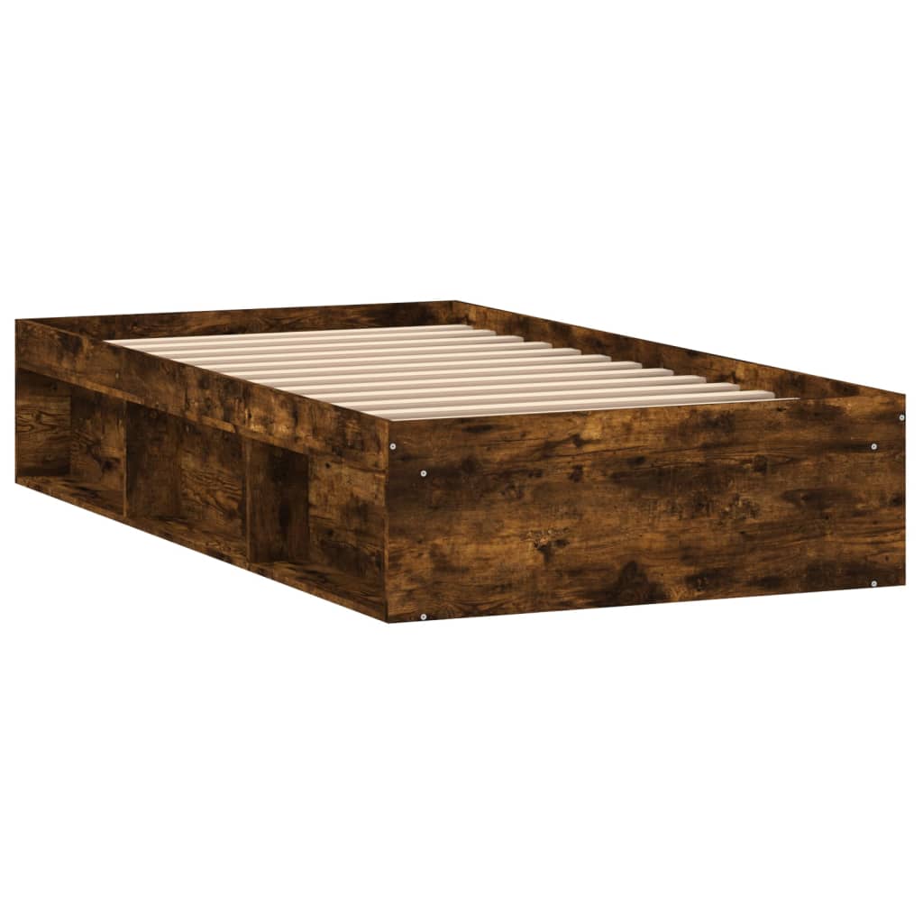 Sengeramme røkt eik 100x200 cm