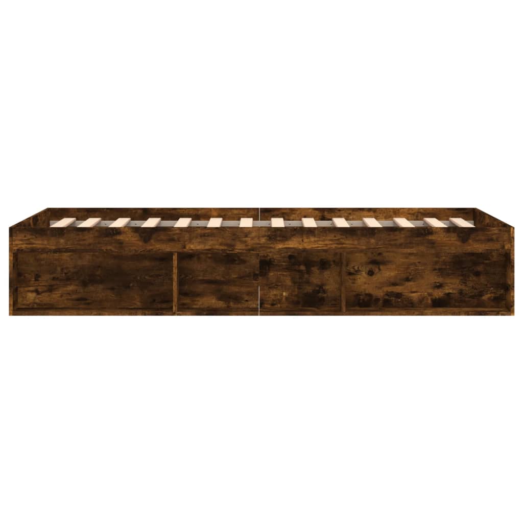 Sengeramme røkt eik 100x200 cm