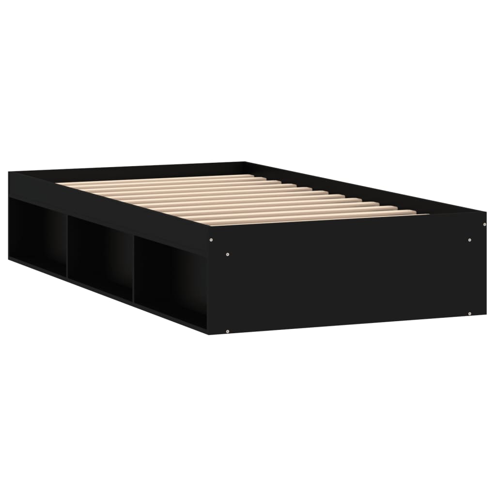 Sengeramme svart 90x190 cm