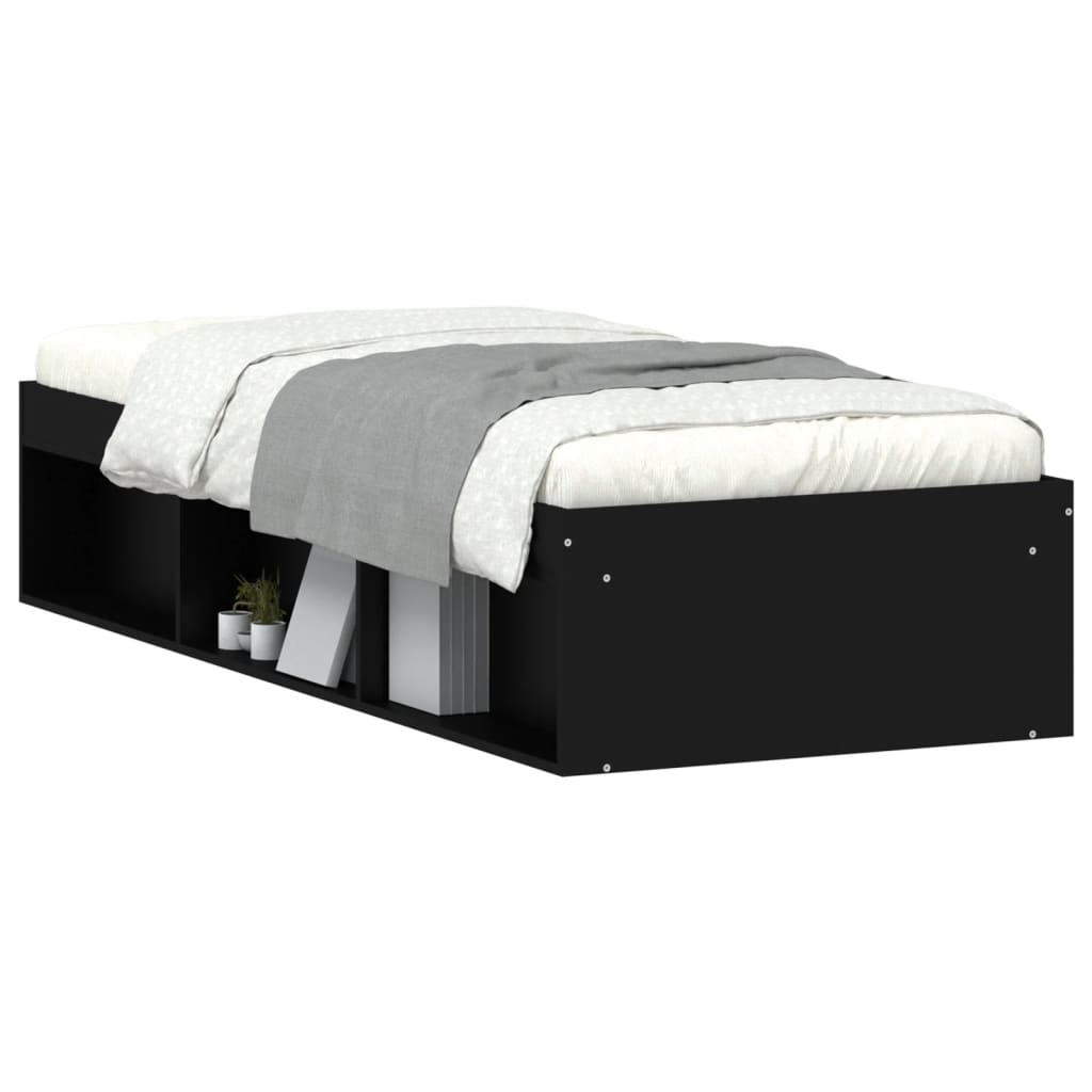 Sengeramme svart 75x190 cm