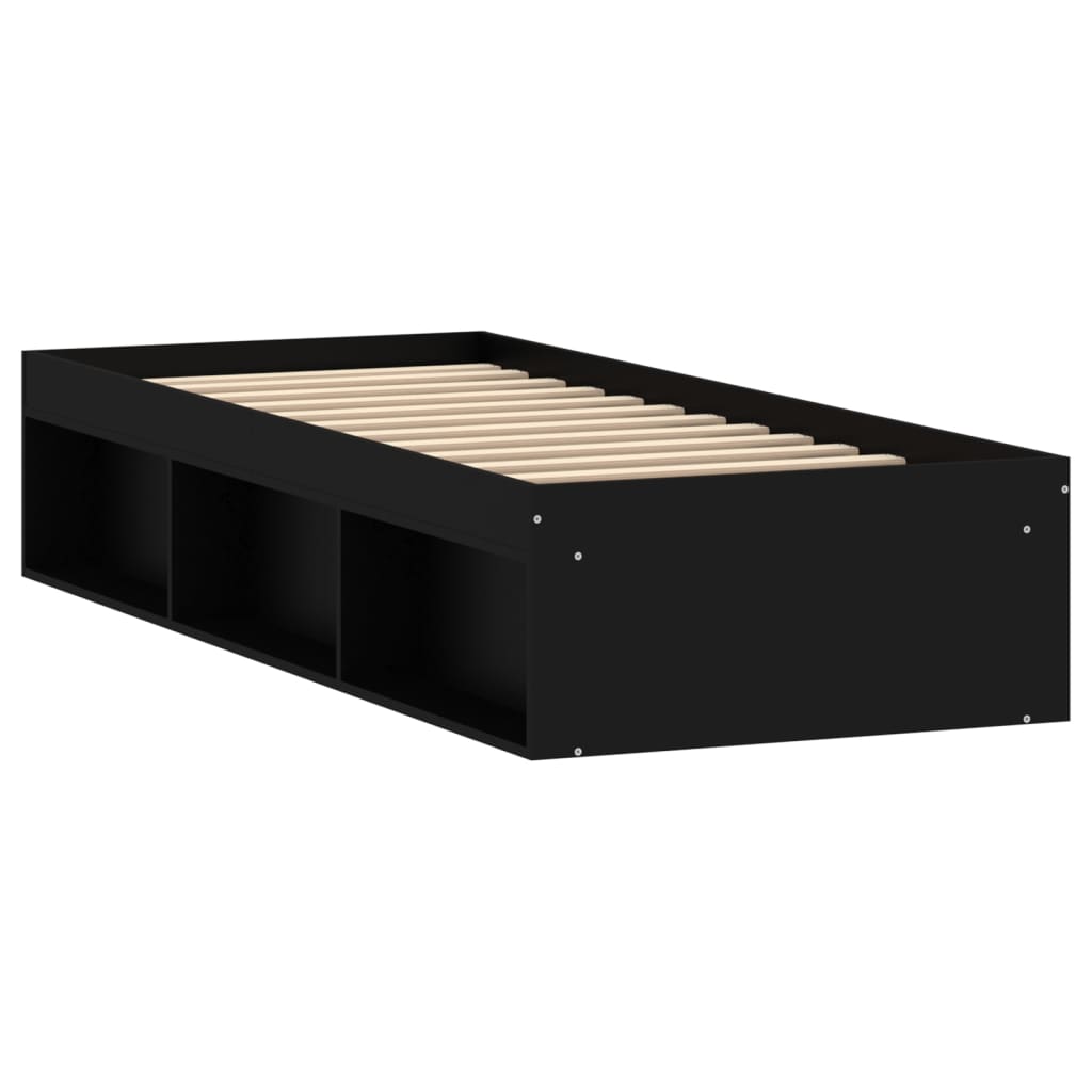 Sengeramme svart 75x190 cm