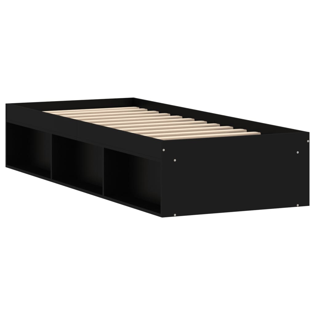 Sengeramme svart 75x190 cm