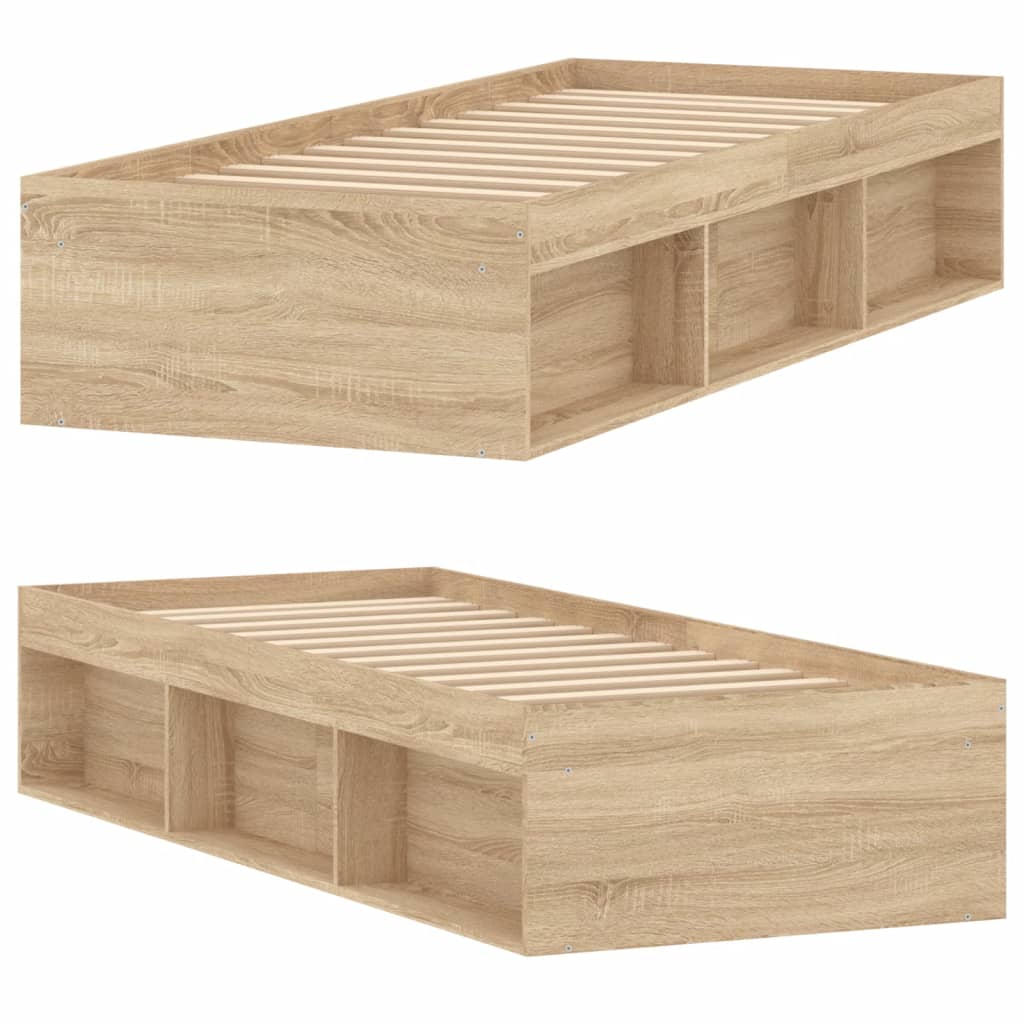 Sengeramme sonoma eik 75x190 cm