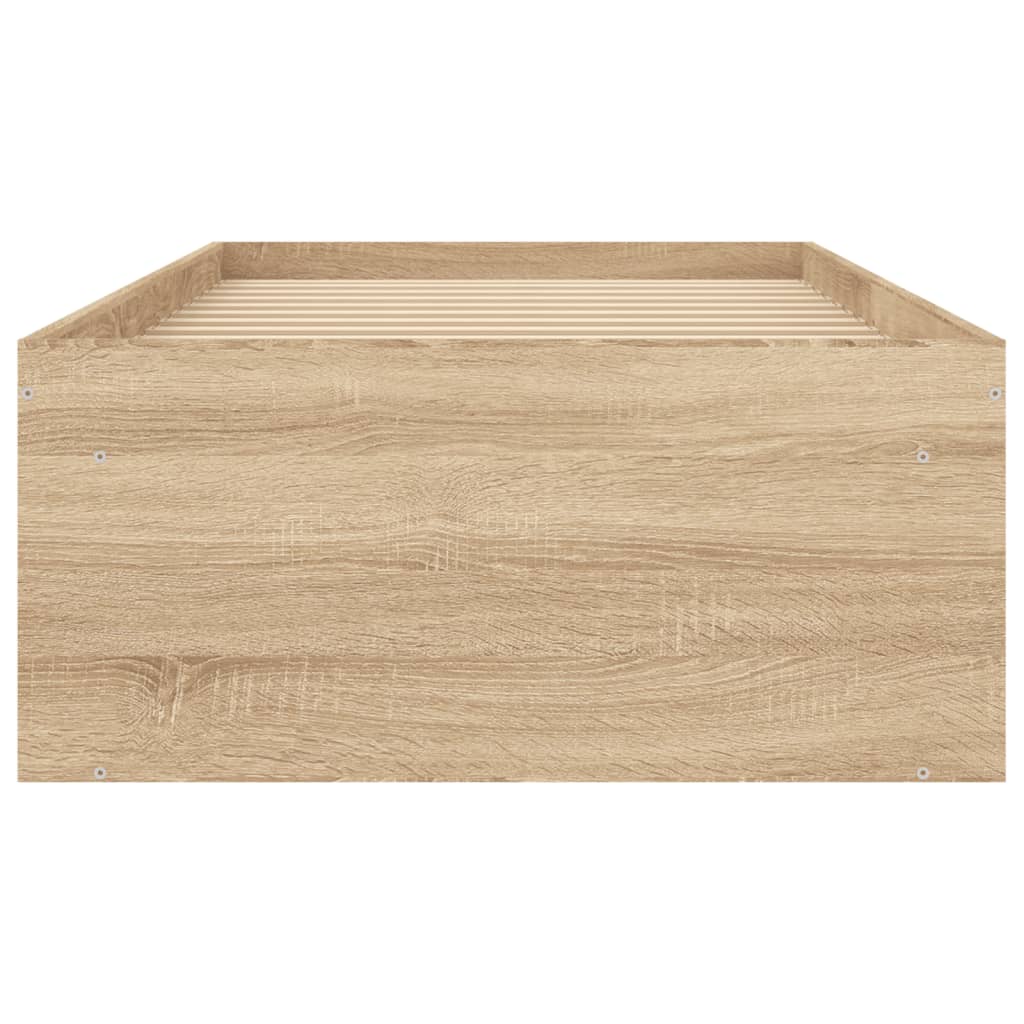 Sengeramme sonoma eik 75x190 cm