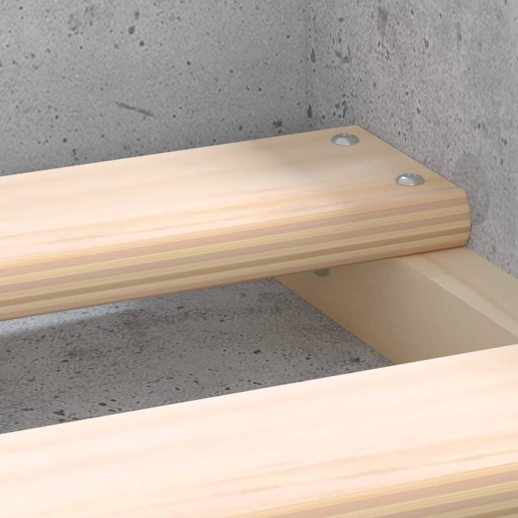 Sengeramme betonggrå 75x190 cm