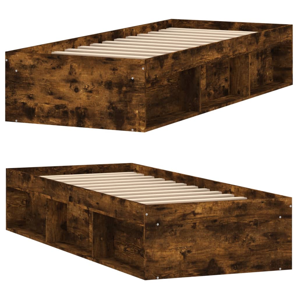 Sengeramme røkt eik 75x190 cm