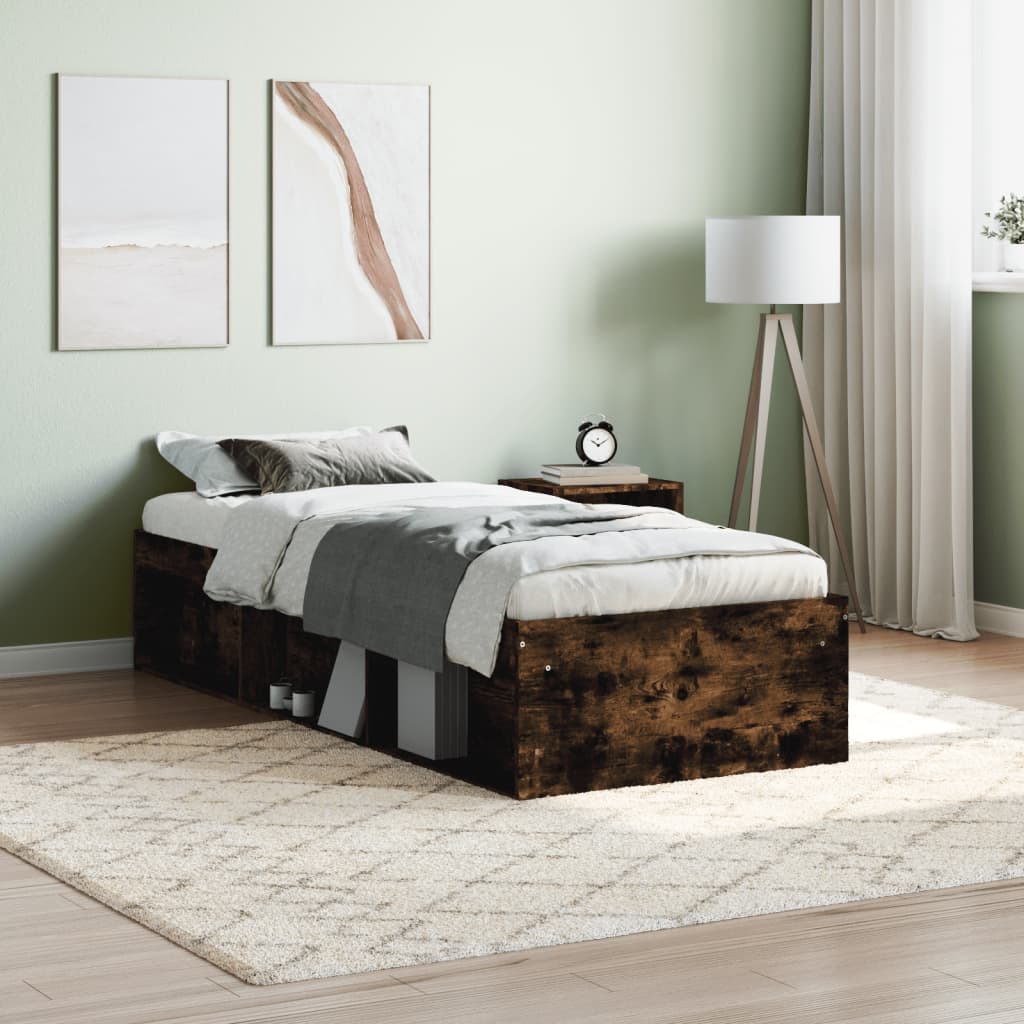 Sengeramme røkt eik 75x190 cm