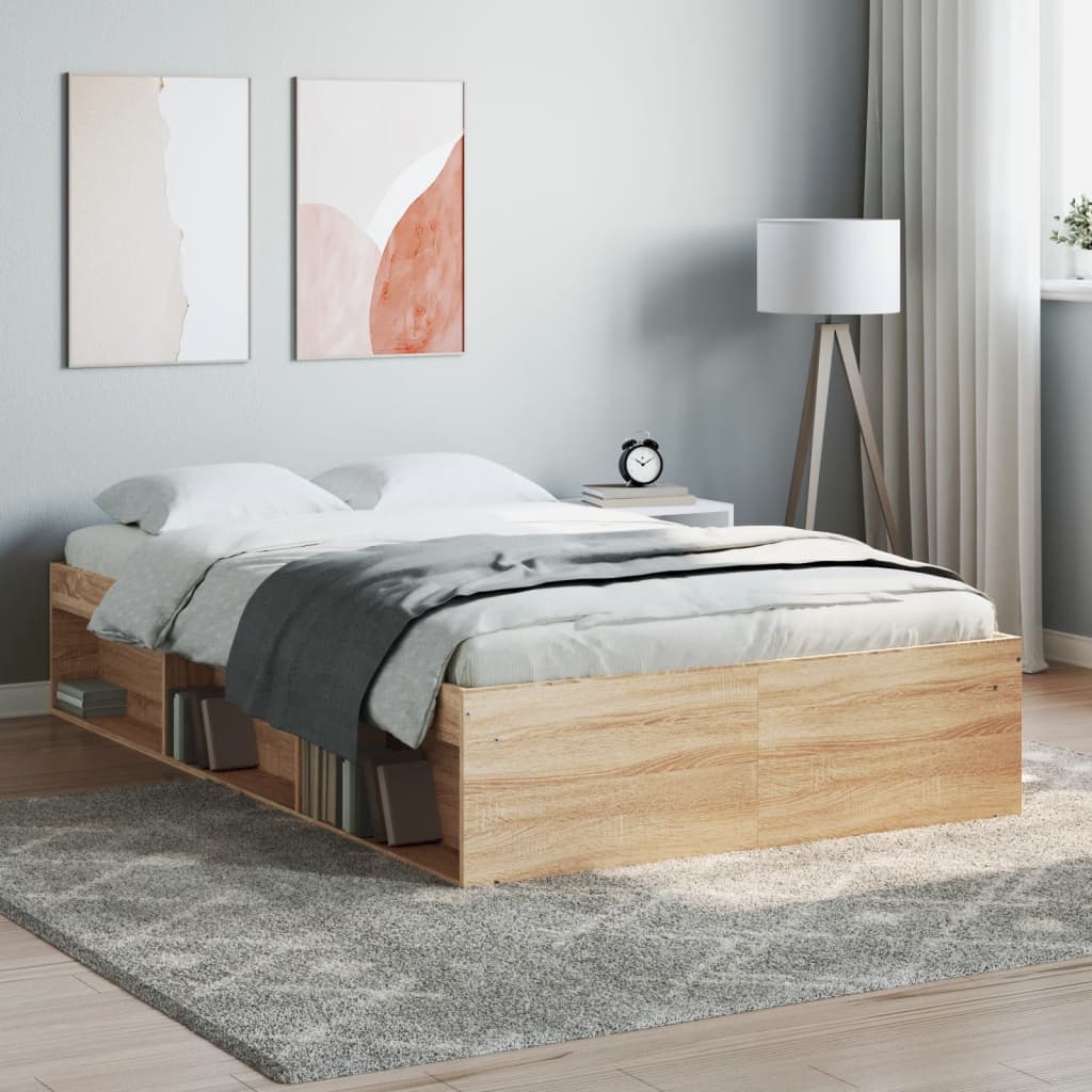 Sengeramme sonoma eik 120x200 cm