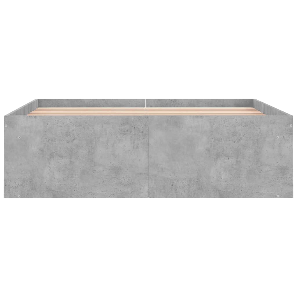 Sengeramme betonggrå 120x200 cm