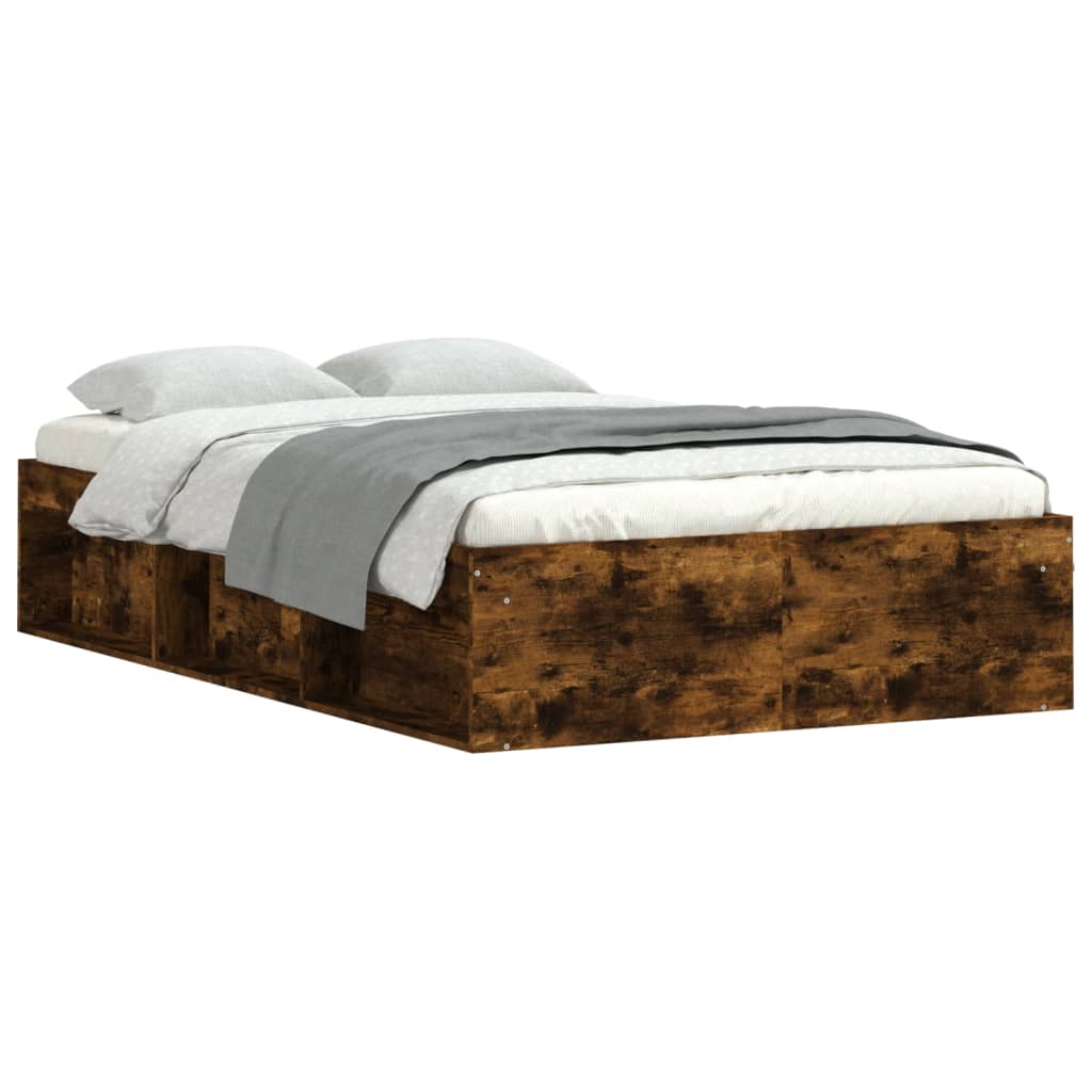 Sengeramme røkt eik 120x200 cm