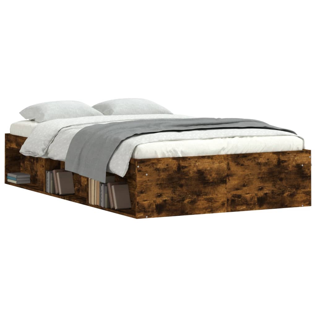 Sengeramme røkt eik 120x200 cm