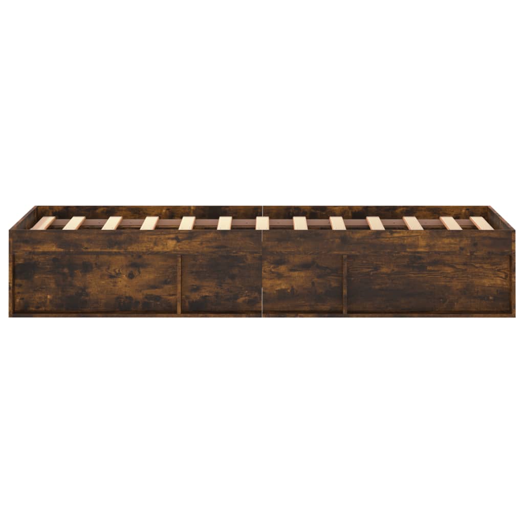 Sengeramme røkt eik 120x200 cm