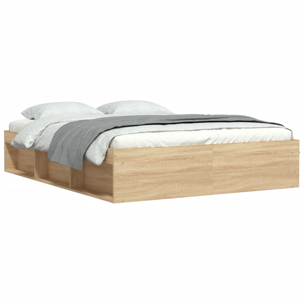 Sengeramme sonoma eik 150x200 cm