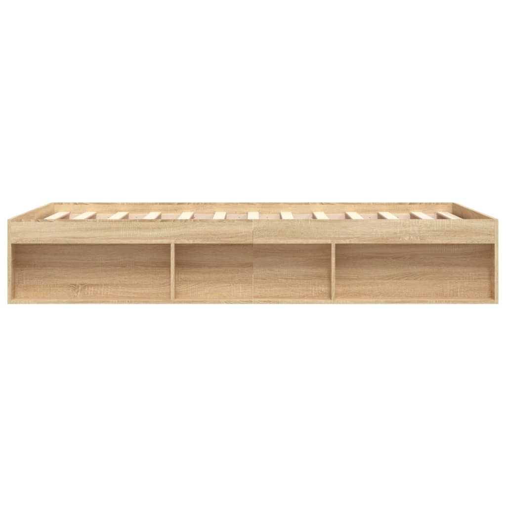 Sengeramme sonoma eik 150x200 cm