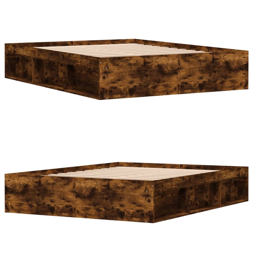 Sengeramme røkt eik 150x200 cm